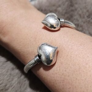 Silpada Silver Heart Bracelet